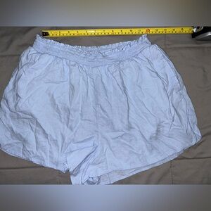 Aerie Light Blue lounge casual shorts with pockets. New without tags